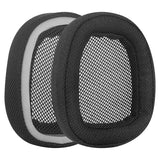 Geekria Comfort Mesh Fabric Replacement Ear Pads for Logitech G433 G233 G PRO Headphones Ear Cushions, Headset Earpads, Ear Cups Cover Repair Parts (Black)