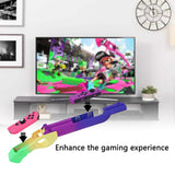 Geekria Game Gun Compatible with Nintendo Switch/OLED Joy-Cons Grip, Fit for Splatoon, Resident Evil, Juarez, Sniper Elite, Hunting Simulator, Wolfenstein, Type Shooting Gaming Accessories