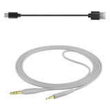 Geekria Audio Cable Compatible with Bose QuietComfort Ultra, QuietComfort SE, QCSE, QC 45, QC 35 II, QC 35, NC 700, 700 ANC Headphones Cable, 2.5mm to 3.5mm Replacement Stereo Cord (4 ft/1.2 m)