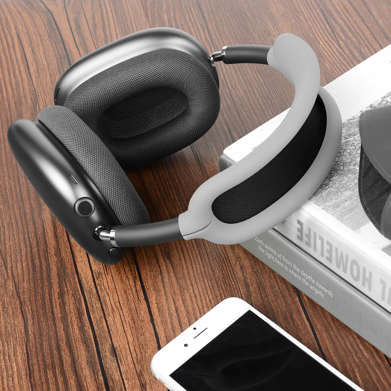 Geekria Silicone Headband Cover Compatible with AirPods Max Headphone,
