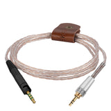 Geekria Apollo Audio Cable Compatible with Sennheiser HD599, HD598, HD620S, HD550, HD505, 2.5mm to 3.5mm/6.35mm Hi-Res Audiophile Headphone Replacement Cord for HiFi Music (6.5ft)