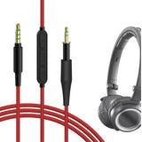 Geekria Audio Cable with Mic Compatible with AKG K430, K450, K451, K452, Q460, K480 Headphones, 2.5mm Aux Replacement Stereo Cord with Inline Microphone and Volume Control (4 ft / 1.2 m)