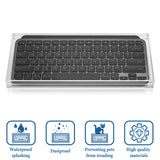 Geekria Keyboard Clear Case Protector, Acrylic Dust Cover, Magnetic Closing Dust Cover Compatible with Logitech MX Keys Mini Minimalist Wireless Illuminated Keyboard, MX Backlit Keys Mini