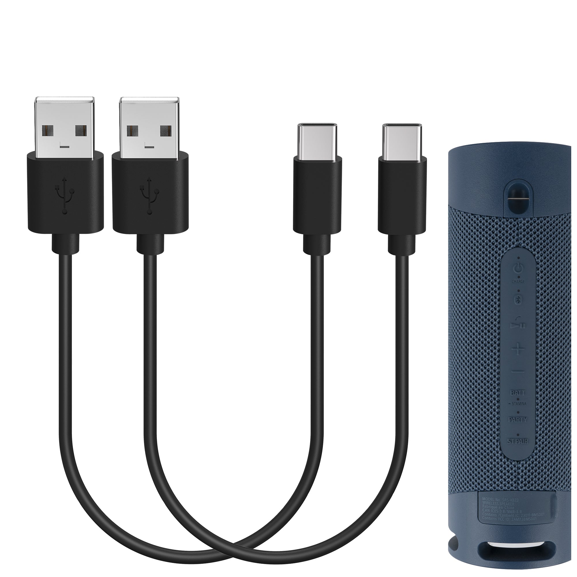 Charger Cable Sony Xb43 Charger Geekria USB Speakers Short Charger