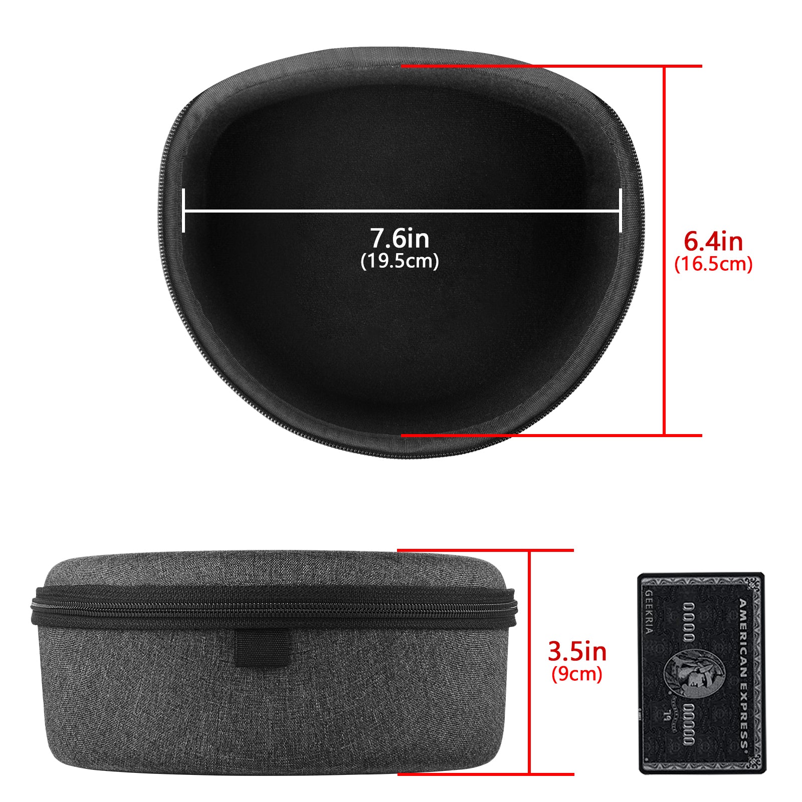 Geekria Shield Headphones Case Compatible with Audio-Technica ATH-M50X