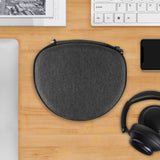 Geekria Shield Case Compatible with Sony, Skullcandy, JBL, Sennheiser Headphones, Replacement Protective Hard Shell Travel Carrying Bag with Cable Storage (Dark Grey)