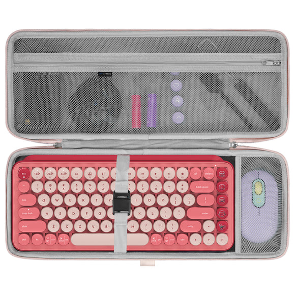Geekria 75% Keyboard Case, Hard Shell Travel Carrying Bag for 84 Key W