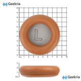 Geekria Elite Sheepskin Replacement Ear Pads for Bang & Olufsen Beoplay HX / H9 3rd (Not Compatible with H9, H7) Headphones Ear Cushions, Headset Earpads, Ear Cups Repair Parts (Brown)