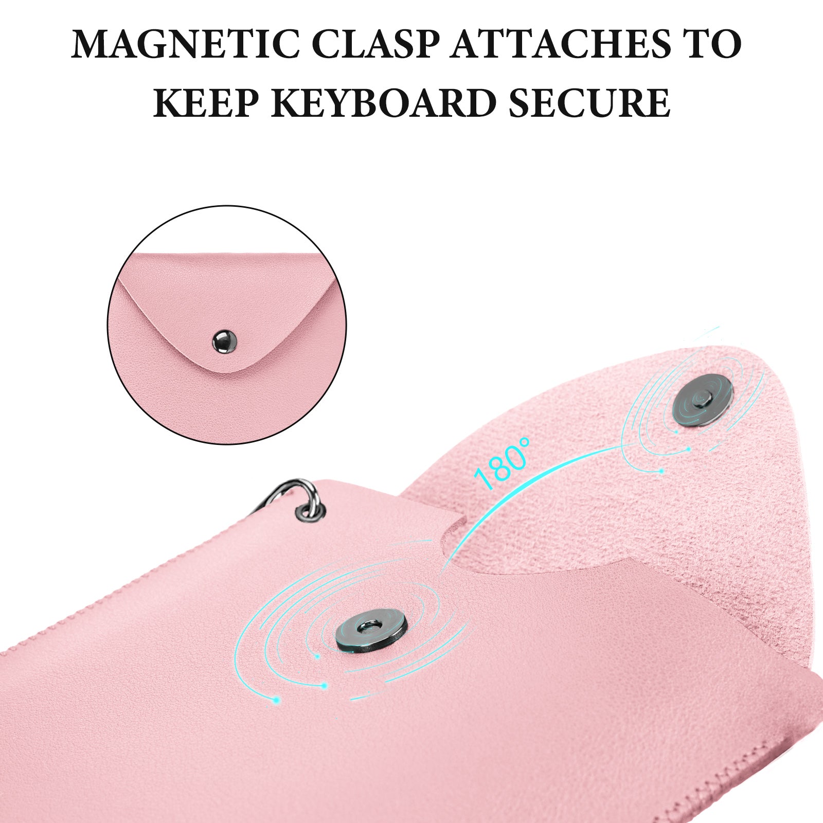 Housse De Protection Pour Clavier Logitech Keys-to-GO - Pochette En Nylon Avec Fermeture Éclair - Couleur Pêche Pastel - Par Kwmobile - 2