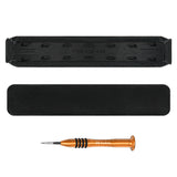 Geekria Lammy Velvet Headband Pad Compatible with Bose QuietComfort 35II Gaming, QC35II/ QC35/ QC45/ QC SE Headphones, Replacement Band Repair Part (Black)