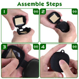 Geekria Silicone Case Cover Compatible with JBL Wave 300TWS True Wireless Earbuds, Protective Earphones Skin Cover with Keychain Hook, Charging Port Accessible, Support Wireless Charging (Black)