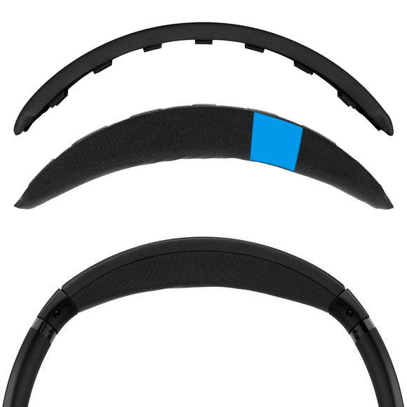 Geekria Cooling-Gel Headband Pad Compatible with Bose QuietComfort 35 II Gaming, QC 35/35 II, QC45, QC SE Headphones Replacement Band Repair Part ( Black )
