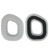 Geekria Comfort Micro Suede Replacement Ear Pads for Corsair HS80 Max/ HS80 USB Wired/ HS80 RGB Wireless Gaming Headphones Cushions, Repair Parts (Extra Thick/Grey)