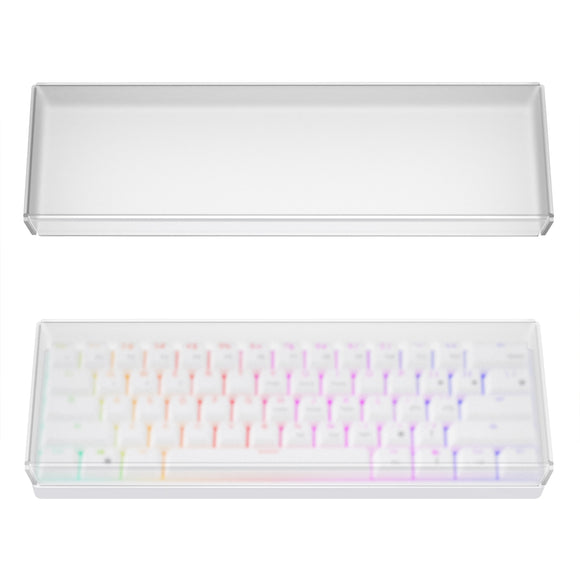 Geekria Premium Acrylic Keyboard Dust Cover for 60% Compact 61 Keys Keyboard Compatible with RK ROYAL KLUDGE RK61, Razer Huntsman Mini 60% Gaming Keyboard