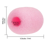 Geekria for Creators Foam Windscreen for 0.3" (8mm) Diameter Microphones, Antipop Foam Cover, Mic Wind Cover, Sponge Foam Filter Compatible with Sennheiser ME 2, ME 2-II (Pink / 2 Pack)