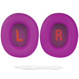 Geekria QuickFit Replacement Ear Pads for JBL JR460 Headphones Ear Cushions, Repair Parts (Rose Red)