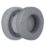 Geekria Comfort Linen Replacement Ear Pads for Corsair Virtuoso RGB, Virtuoso RGB Wireless SE, Virtuoso RGB Wireless XT Headphones Ear Cushions, Headset Earpads, Ear Cups Repair Parts (Grey)