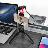 Geekria for Creators USB C to 3.5mm TRS Microphone Cable 0.66 ft / 20 CM, Compatible with Rode VideoMicro, VideoMic GO II, Wireless GO II, Mic Cord for Vlog and Podcast (Black)