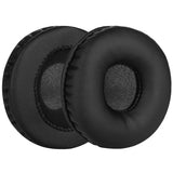 Geekria QuickFit Protein Leather Replacement Ear Pads for Sony DR-BT101, ZX300, ZX100, DR-ZX102DPV, S500 Headphones Ear Cushions, Headset Earpads, Ear Cups Cover Repair Parts (Black)