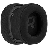 Geekria Mesh Fabric Replacement Ear Pads Compatible with Plantronics BackBeat GO 810 Wireless Headphones Ear Cushions, Repair Parts (Black)