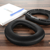 Geekria Elite Sheepskin Replacement Ear Pads for Sennheiser HD800 Headphones Ear Cushions, Headset Earpads, Ear Cups Cover Repair Parts (Black)
