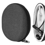 Geekria Shield Bone Conduction Headphones Case Compatible with Rumatas, Wigfar, Eyancotoi, PURERINA Case, Replacement Hard Shell Travel Carrying Bag with Cable Storage (Dark Grey)