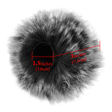 Geekria for Creators Furry Windscreen Compatible with ZOOM H6 essential Recorder, Mic DeadCat Muff, Windbuster, Fluff Cover, Portable Digital Recorder (Grey / 2 Pack)