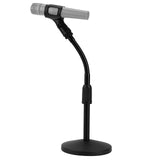 Geekria for Creators Gooseneck Telescoping Tabletop Microphone Stand with Flexible Arm Compatible with ATH ATR2100, FIFINE K668 Adjustable Desk Mic Holder with Weighted Base