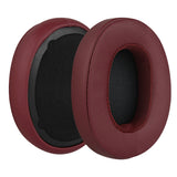 Geekria QuickFit Replacement Ear Pads for Skullcandy Crusher Wireless Crusher Evo Crusher ANC Hesh 3 Headphones Ear Cushions, Headset Earpads, Ear Cups Cover Repair Parts (Deep Red)