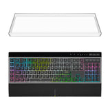 Geekria Full Size Keyboard Dust Cover, Clear Acrylic Keypads Cover for 6 Dedicated G-Keys Computer Mechanical Keyboard, Compatible with Logitech G613, Corsair K100 RGB, Corsair K55 RGB PRO