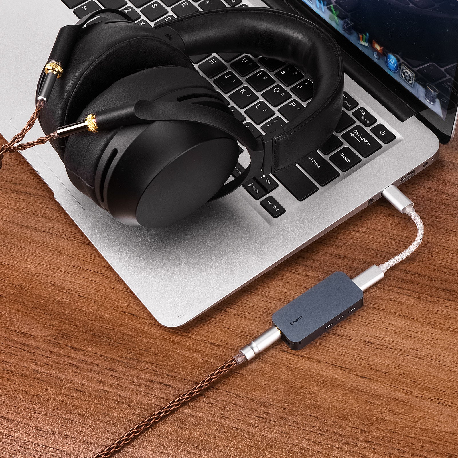 Geekria Pocket Box 3 USB-C Portable Headphone Amplifier, 4.4mm Balanced