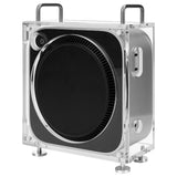 Geekria Computer Chassis Stand, Clear Acrylic Chassis Case, Compatible with Apple 2024 Mac Mini Desktop Computer, Apple 2024 Mac Mini M4 / 2024 Mac Mini M4 Pro Stand - Accessories (Transparent)