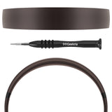 Geekria Plastic Headband Pad Compatible with Beats Studio Pro Headphones, Replacement Band Repair Part (Dark Coffee)