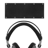 Geekria Knit Fabric Headband Cover Compatible with Logitech, Turtle Beach, Panasonic, AKG, Sennheiser, Sony Headphones, Replacement Repair Part, Easy DIY Installation (Black)