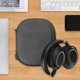 Geekria Shield Headphones Case Compatible with Sennheiser PXC 550-II Wireless, EPOS ADAPT 660 Replacement Hard Shell Travel Carrying Bag with Cable Storage (Grey)
