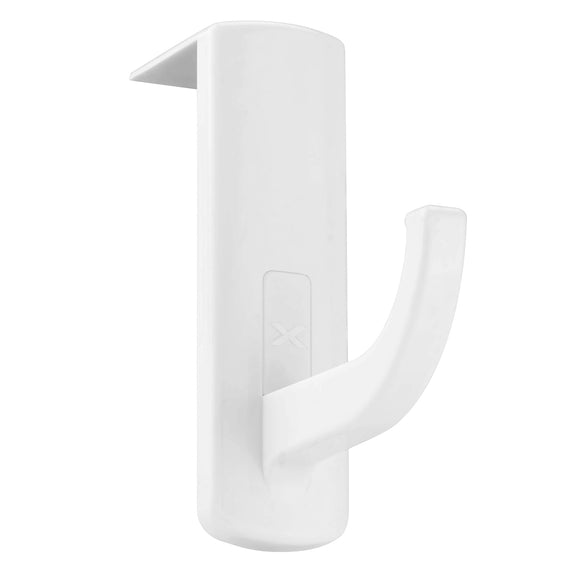 Geekria Headphones Monitor Mount Hanger / Monitor Clamp Headphone Holder / Headset Stick-on Hook (White)