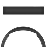 Geekria Protein Leather Headband Pad Compatible with JBL Tune 660/ 600/ 510BT, T450, T450BT, T500BT, JR300BT Headphones, Replacement Band Repair Part (Black)