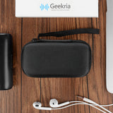 Geekria Shield Earbuds Case Compatible with Bose SoundSport Free True Wireless Earbuds, Replacement Protective Hard Shell Travel Carrying Bag with Accessories Storage (Black)