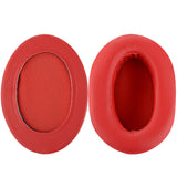 Geekria PRO Extra Thick Replacement Ear Pads for Sony, SteelSeries, Arctis, Turtle Beach, Skullcandy, HyperX and Other Large or Mid-Sized Over-Ear Headphones Earpads Ear Cushion (Red)