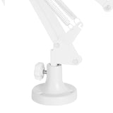 Geekria for Creators Microphone Table Flange Mount Adapter, Metal Table Mount Clamp with Adjustable Interface Aperture Compatible with TONOR T20, Aokeo AK-35, InnoGear Microphone Arm (White)