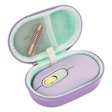 Geekria Mouse Carrying Case, Hard Shell Protective Travel Bag Wireless Mouse Storage Bag, Compatible with Logitech POP Mouse (Daydream Min)