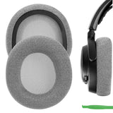 Geekria Comfort Mesh Fabric Replacement Ear Pads for SteelSeries Arctis Nova Pro Wired, Arctis Nova 1, Arctis Nova 3, Arctis Nova 7 Headphones Ear Cushions, Ear Cups Cover Repair Parts (Grey)