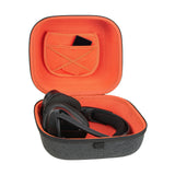 Geekria Shield Headphones Case Compatible with Corsair Void v2 Wireless, HS80, Virtouso, HS55, HS65, Replacement Extra Hard Shell Travel Carrying Bag with Cable Storage (Dark Grey)