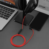 Geekria Audio Cable with Mic Compatible with Bose QC Ultra/SE/45/35 II, SoundTrue Around-Ear II, NC 700, 2.5mm Replacement Stereo Cord with Inline Microphone (4 ft/1.2 m)