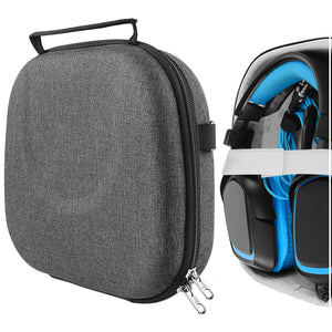 Geekria Shield Headphones Case Compatible with Logitech G430, G432, G230, G933S, G633, G633, G35 Gaming Headsets Case, Replacement Hard Shell Travel Carrying Bag with Cable Storage (Dark Grey)