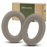 Geekria Comfort Replacement Ear Pads Compatible with Sennheiser Accentum, Accentum Plus Wireless Headphones Ear Cushions, Headset Earpads, Ear Cups Cover Repair Parts (Taupe)