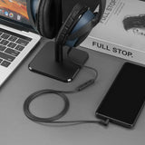 Geekria Audio Cable with Mic Compatible with Bose SoundTrue II, SoundLink II Headphones Cable, 2.5mm to 3.5mm Replacement Stereo Cord with Inline Microphone and Volume Control (4 ft/1.2 m)