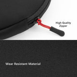 Geekria Headphones Pouch, Soft Shell Replacement Protective Travel Carrying Bag, Compatible with JBL Tune 510BT/500BT, Marshall Major IV and More (Black)