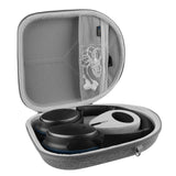 Geekria Shield Headphones Case Compatible with Bose QC Ultra, QC45, QC35 II, QC25, QC15, QCSE, SoundLink, SoundTrue Case, Replacement Hard Shell Travel Carrying Bag with Cable Storage (Grey)