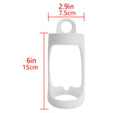 Geekria Silicone Speaker Case Cover, Compatible with Bose SoundLink Revolve, Replacement Bluetooth Speakers Travel Carrying Case with Keychain Hook
